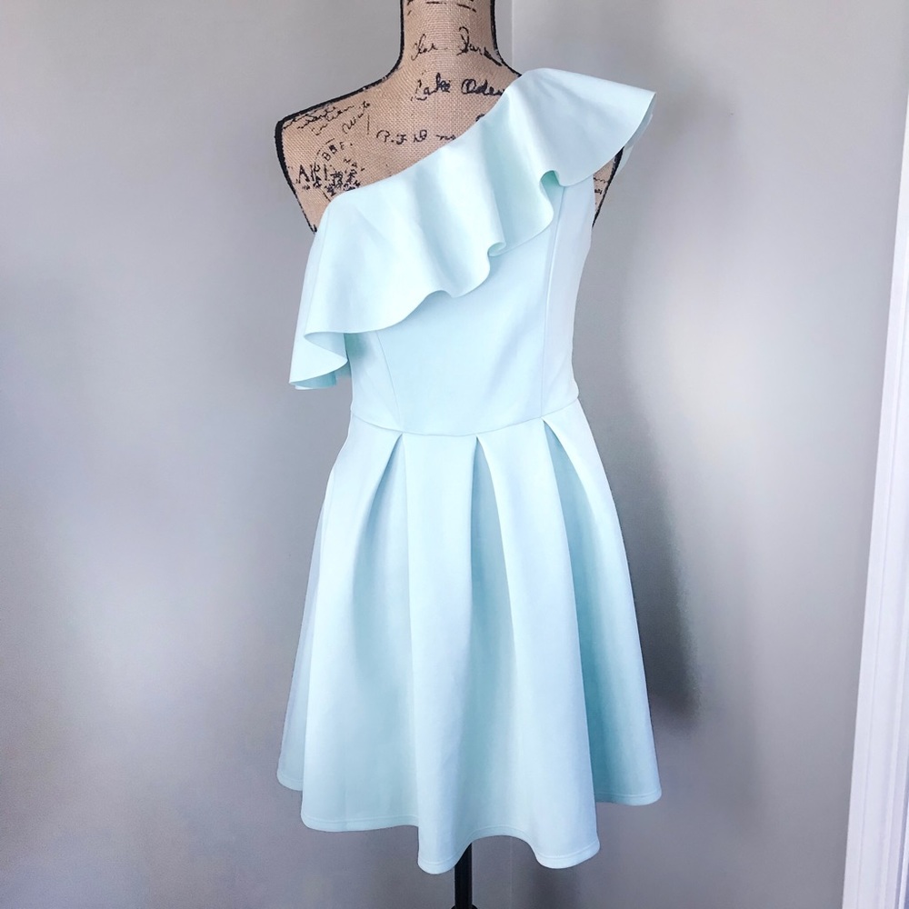 Miss Selfridge One Shoulder Scuba Dress